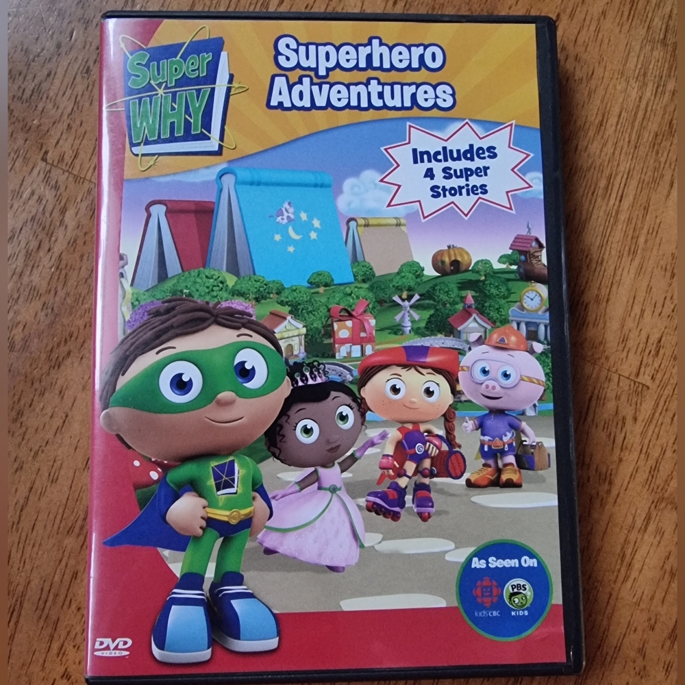🌟3/$40 Sale!🌟 Super Why Superhero Adventures DVD